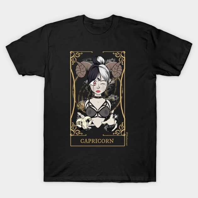 Capricorn zodiac sign T-Shirt by marko0z